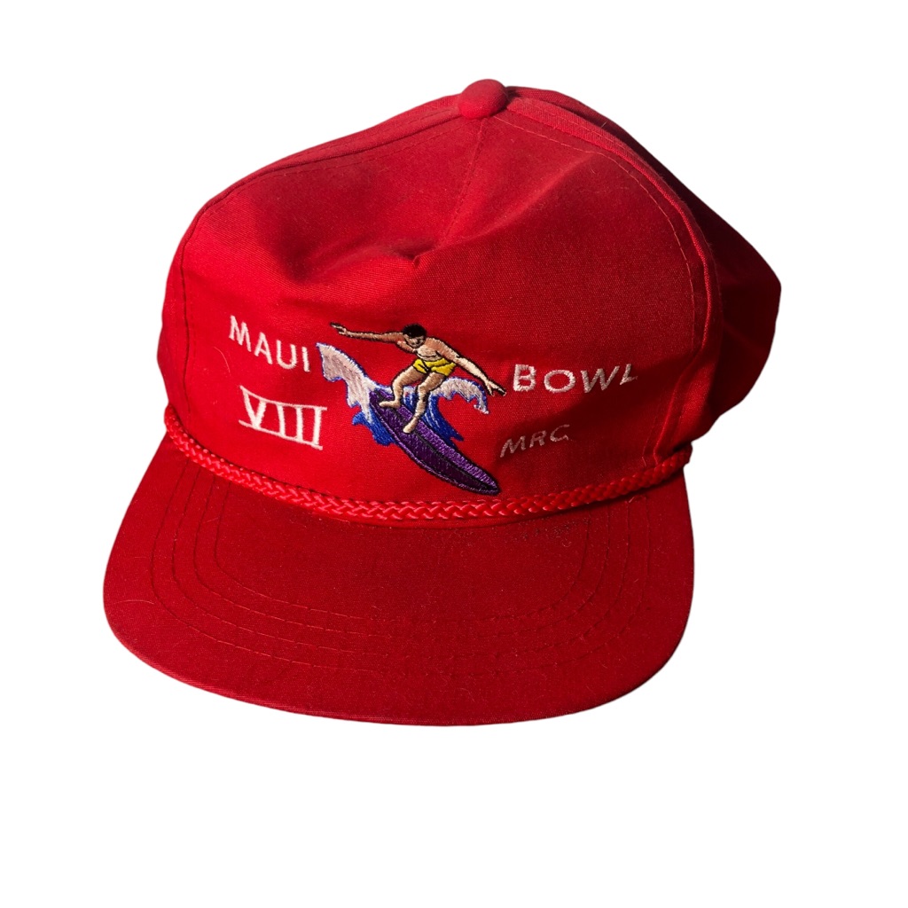 Vintage Yupoong Adjustable Embroidered Maui Bowl Hat